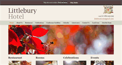 Desktop Screenshot of littleburyhotel.com